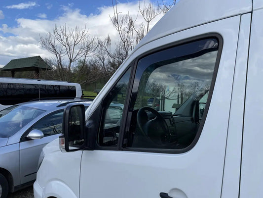 In-Channel Wind Deflectors (2 pcs, HEKO) for Mercedes Sprinter W906 2006-2018 - image 1