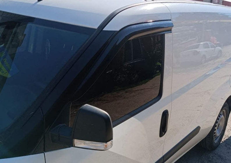 Window Deflectors (2 pcs, Sunplex Sport) for Fiat Doblo II 2010-2022 - image 1
