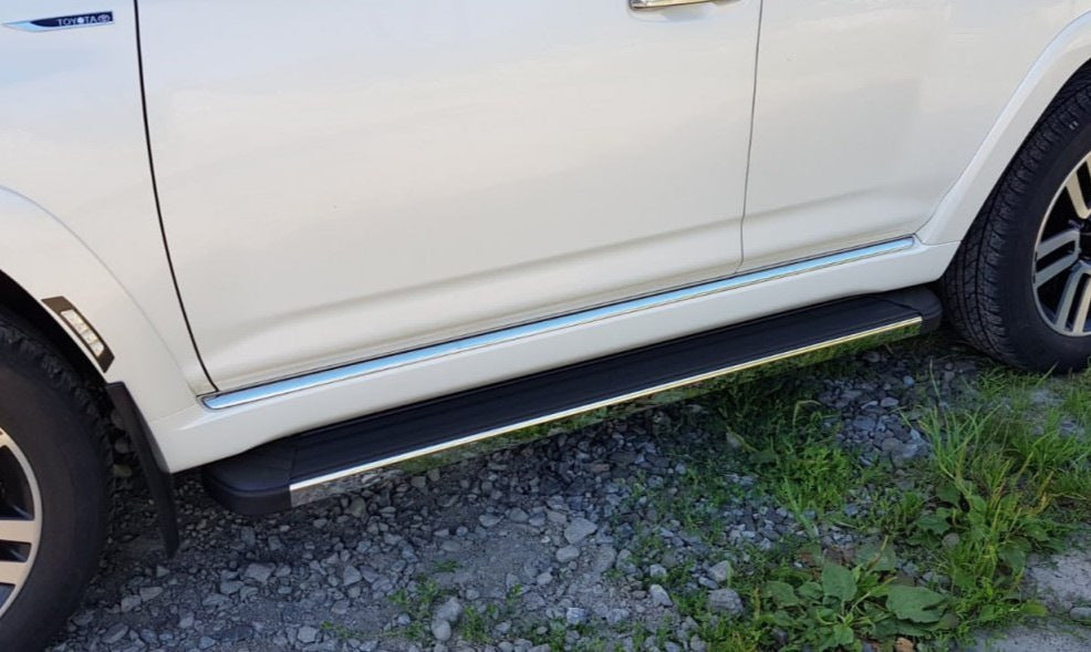 Side Steps Design 2020 OEM (2 pcs, Aluminum) for Toyota 4Runner 2009-2024 - image 1