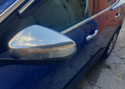 Covers for mirrors (2 pcs, stainless steel) for Opel Grandland X - Reelken Auto