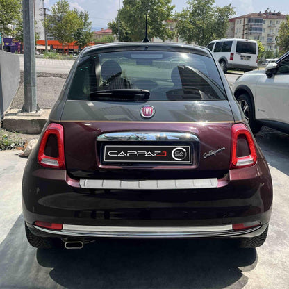 Rear Bumper Protector EuroCap (ABS) for Fiat 500/500L 2013-2022 - image 2