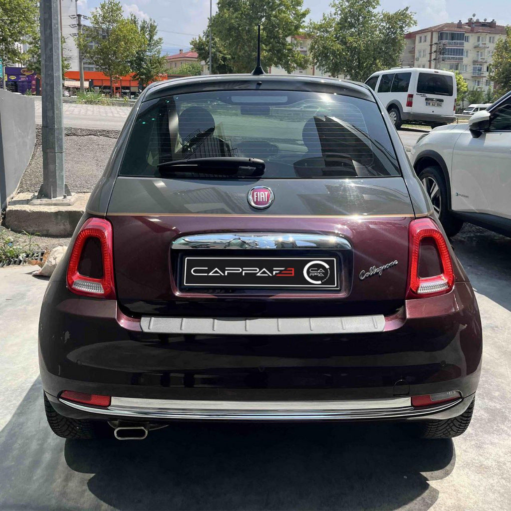 Rear Bumper Protector EuroCap (ABS) for Fiat 500/500L 2013-2022 - image 2