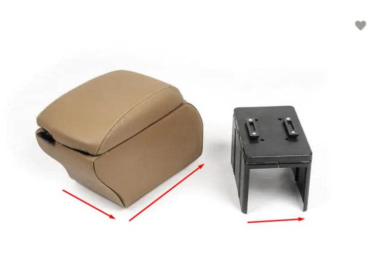 Universal armrest with blower (beige) - Reelken Auto