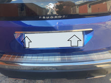 Stainless steel trim above license plate for Peugeot 3008 2016-2023 - image 1