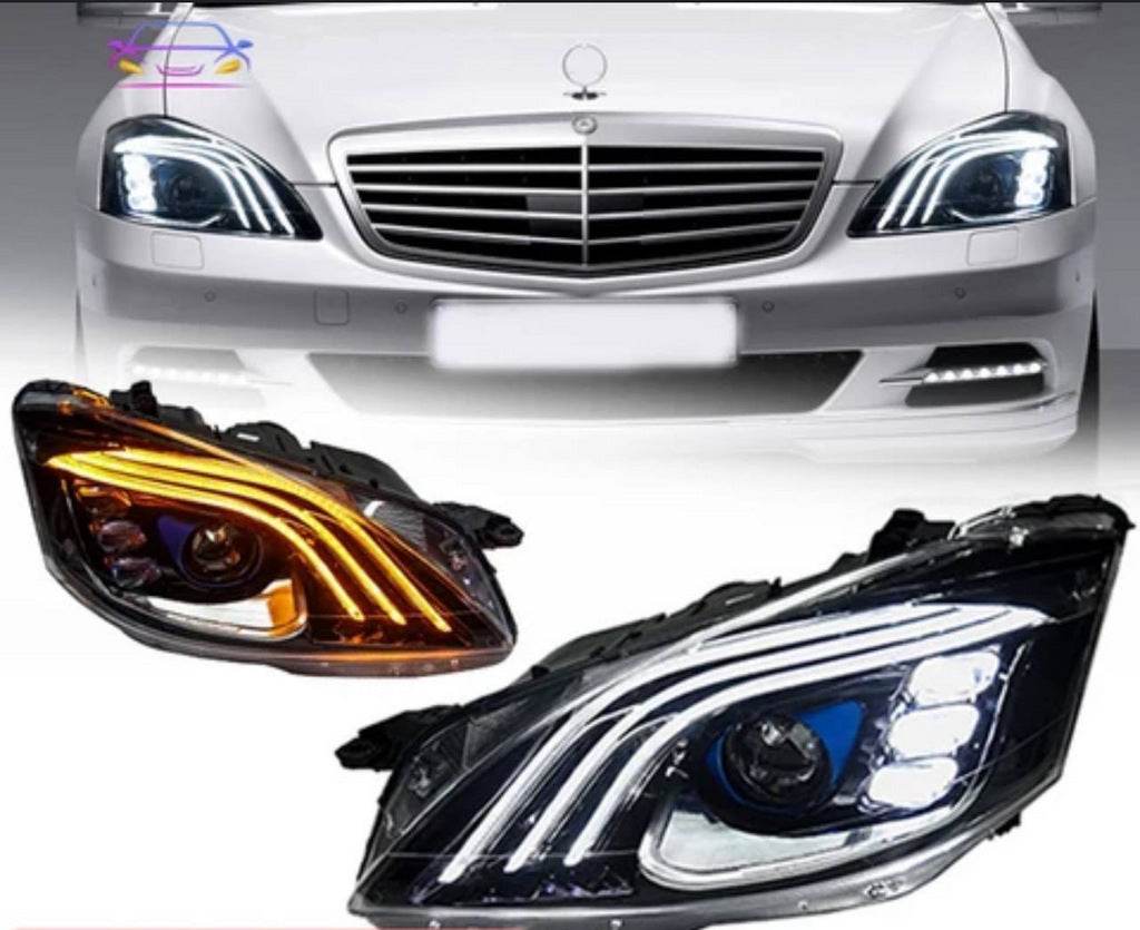 Headlight restyling (Maybach X222 design) for Mercedes S-class W221 - Reelken Auto