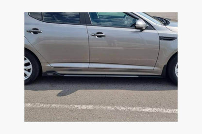 Universal overlays on side sills Niken Gray (ABS) (4pcs) - Reelken Auto