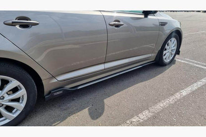Universal overlays on side sills Niken Gray (ABS) (4pcs) - Reelken Auto
