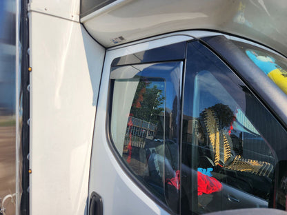 In-channel window deflectors (smoke, 2 pcs, Cagatay) for Iveco Daily 2014- - image 5