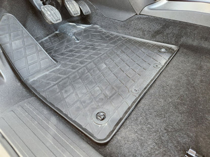 Rubber Floor Mats Stingray (4 pcs, Clip CP2) for Opel Combo 2019- - image 1