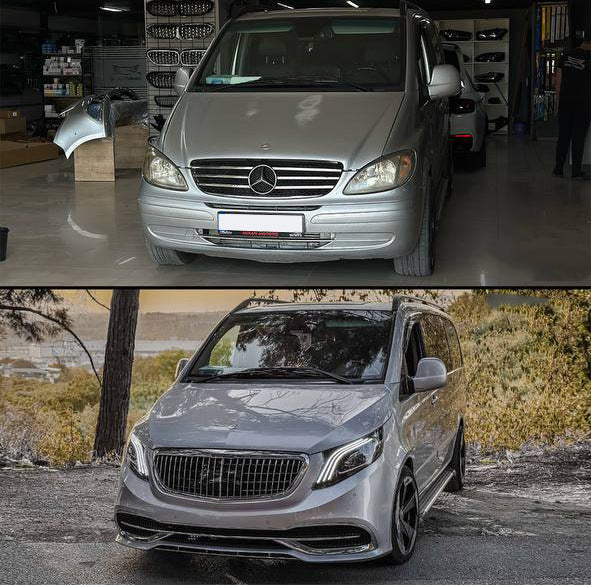 Facelift Kit to W447 Maybach for Mercedes Vito W639 2004-2014 - image 7