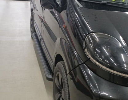 Side platforms Black Allmond (2 pieces, aluminum) for Opel Vivaro 2001-2015 - image 3