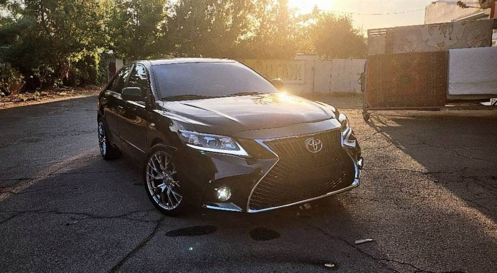 Front bumper assembly (restyling, Lexus-style V2) for Toyota Camry 2006-2011 - Reelken Auto