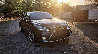 Front bumper assembly (restyling, Lexus-style V2) for Toyota Camry 2006-2011 - Reelken Auto