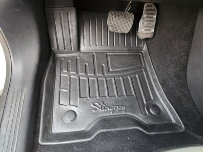 Stingray 3D Rubber Floor Mats (2 pcs, Polyurethane) for Mercedes EQB 2021- - image 1