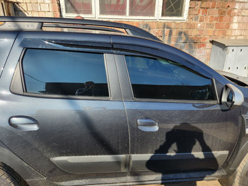 Window Deflectors (4 pcs, Sunplex Sport) for Renault Duster 2018-2024 - image 5