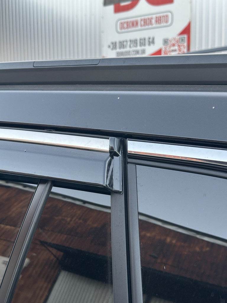 Windbreakers with chrome (4 pcs, Niken) for Toyota Corolla Cross - Reelken Auto