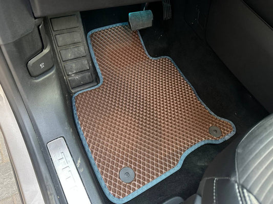 EVA Floor Mats (Hybrid, Brown) for Ford Kuga/Escape 2019- - image 1