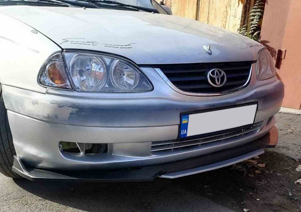 Universal front lip skirt Niken Gray (ABS) - Reelken Auto