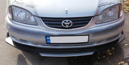 Universal front lip skirt Niken Gray (ABS) - Reelken Auto