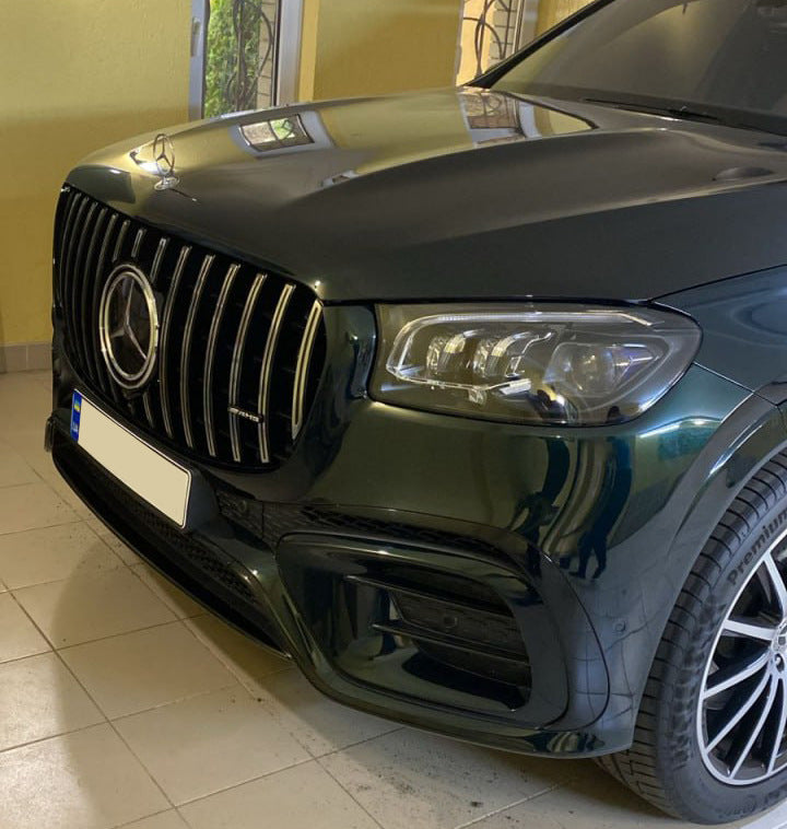 Front Grille 2023+ (GT Panamericana) for Mercedes GLS X167 2019- - image 3