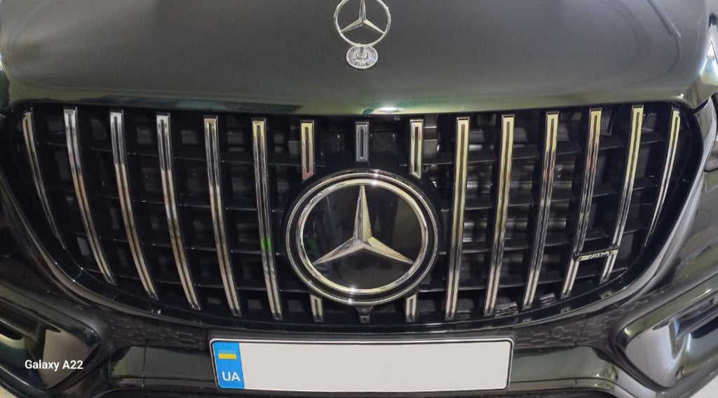 Front Grille 2023+ (GT Panamericana) for Mercedes GLS X167 2019- - image 1