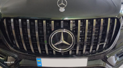 Front Grille 2023+ (GT Panamericana) for Mercedes GLS X167 2019- - image 1