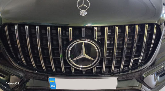 Front Grille 2023+ (GT Panamericana) for Mercedes GLS X167 2019- - image 1