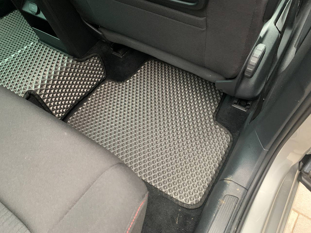 EVA Floor Mats (Black) for Volkswagen Golf Sportsvan 2014-2020 - image 7