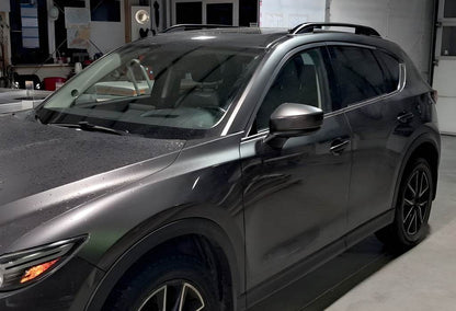 Roof rails Skyport Black (2 pcs) for Mazda CX-5 2017↗ - Reelken Auto