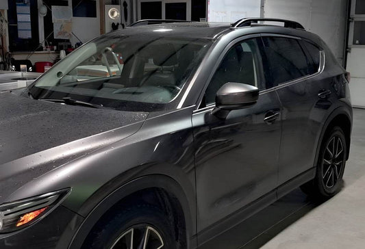 Roof rails Skyport Black (2 pcs) for Mazda CX-5 2017↗ - Reelken Auto