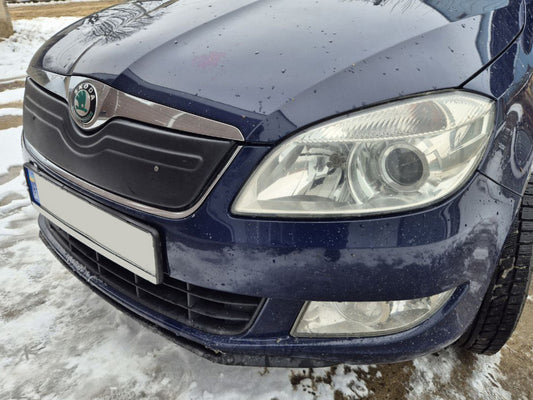 Winter cover on the grille (2010+, top) for Skoda Roomster 2006-2015 - image 2