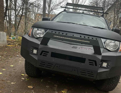 Front bumper with crankcase protection Dakar (2006-2010) for Mitsubishi L200 2006-2015 - image 1
