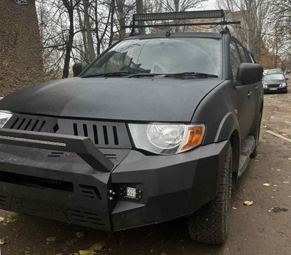 Front bumper with crankcase protection Dakar (2006-2010) for Mitsubishi L200 2006-2015 - image 6