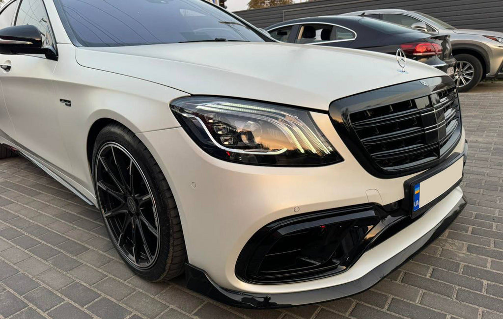 BRB body kit set (black, 2018+) for Mercedes S-сlass W222 2013-2022 - image 5