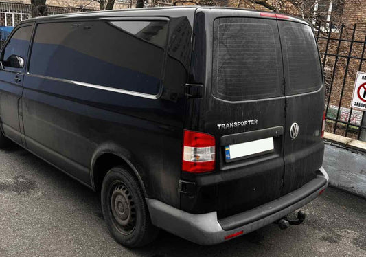Rear Bumper Protector EuroCap (ABS) for Volkswagen T5 2010-2015 - image 1