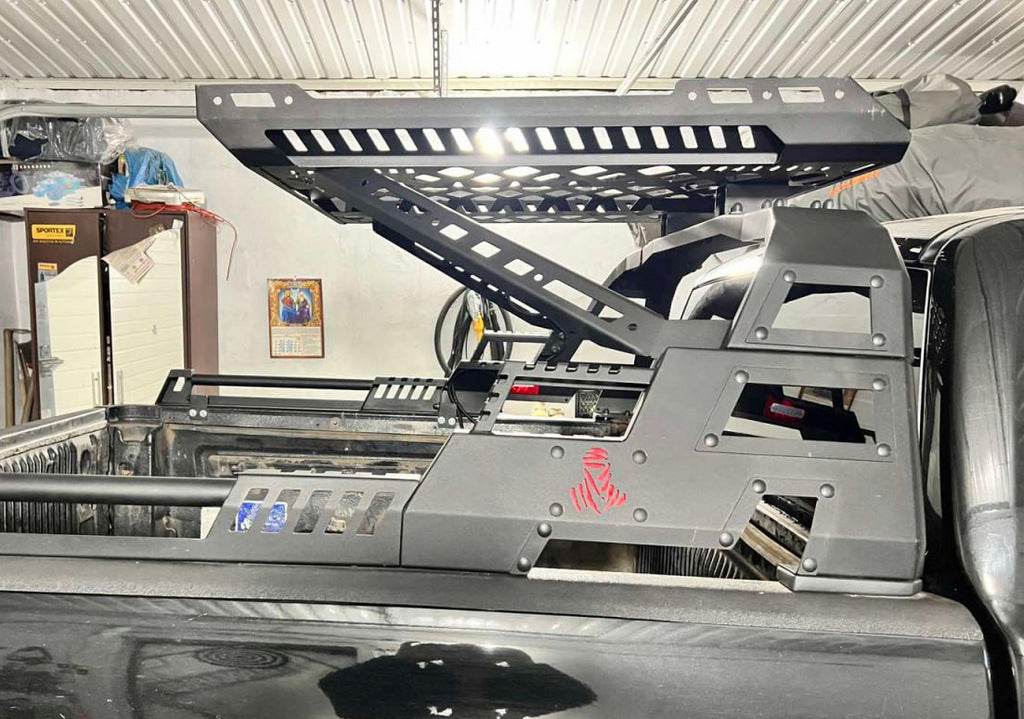 Roll bar with a Dakar basket (without blinds) for Isuzu D-Max 2019↗ - Reelken Auto