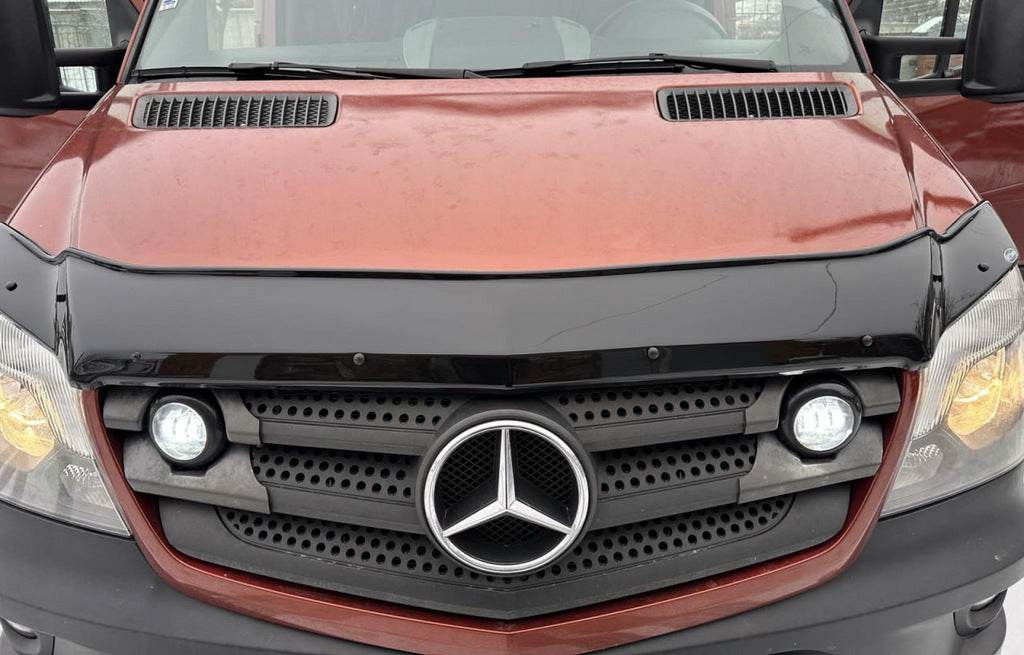 The hood deflector 2013+ (V1, EuroCap) for Mercedes Sprinter W906 2006-2018 - Reelken Auto