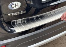 Rear bumper protector 2015-2021 Carmos (stainless steel) for Mitsubishi Outlander 2012-2021 - image 2