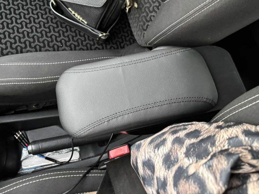 Armrest (with plastic adapter for cup holder) for Citroen C-3 2009-2016 - Reelken Auto