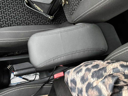 Armrest (with plastic adapter for cup holder) for Citroen C-3 2009-2016 - Reelken Auto
