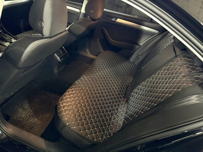 Rear Seat Covers ECO (Set, Black with Grey Stitching) - image 2