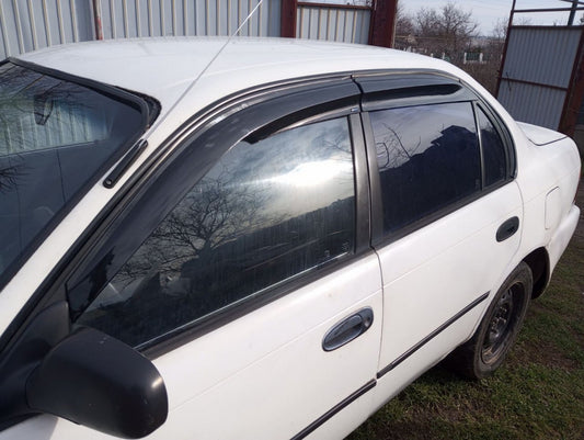 Window Deflectors (4 pcs, Sunplex Sport) for Toyota Corolla 1993-1998 - image 1
