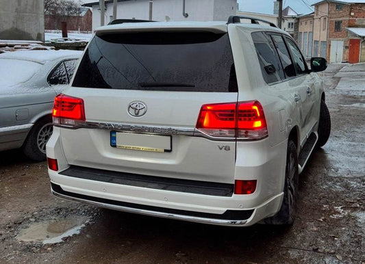 Rear bumper 2016+ for painting (China) for Toyota Land Cruiser 200 - Reelken Auto
