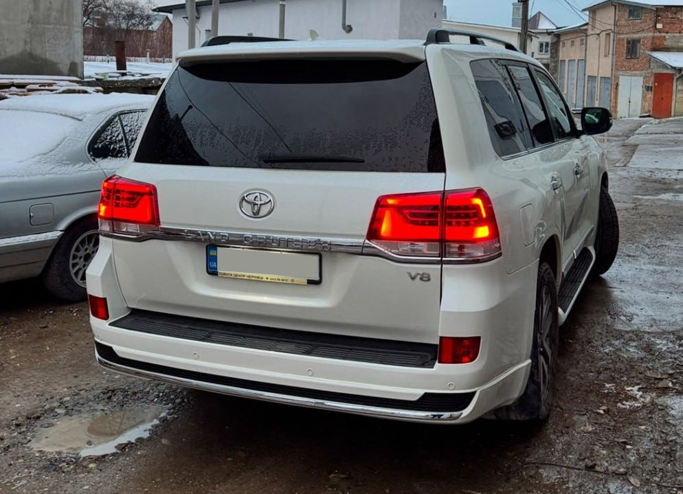 Rear bumper 2016+ primed (China) for Toyota Land Cruiser 200 2007-2021 - image 1