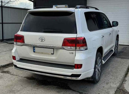 Rear bumper 2016+ for painting (China) for Toyota Land Cruiser 200 - Reelken Auto