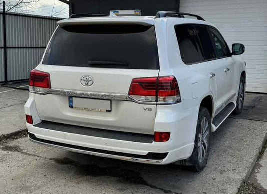Rear bumper 2016+ primed (China) for Toyota Land Cruiser 200 2007-2021 - image 2