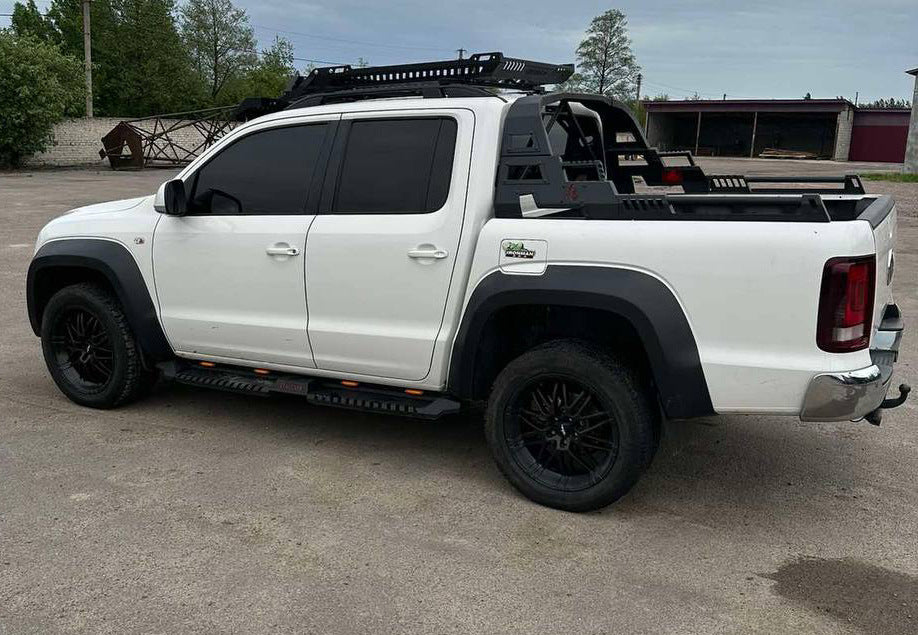 Side Steps Dakar V2 with LED (2 pcs, metal) for Volkswagen Amarok 2010-2022 - image 9