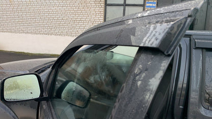 Window Deflectors (4 pcs, Sunplex Sport) for Nissan Navara 2006-2015 - image 4