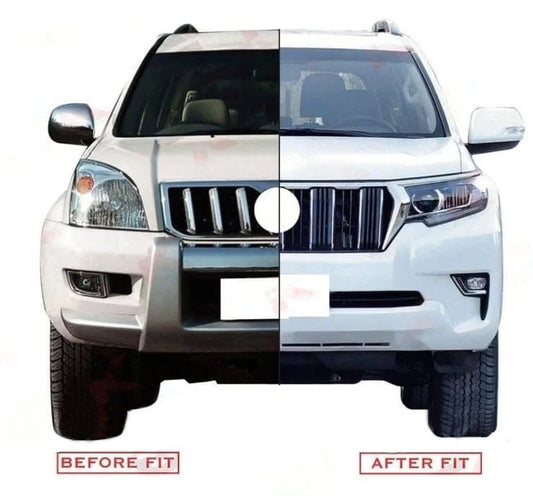 Facelift Kit to Toyota Land Cruiser Prado 150 2017+ for Toyota Land Cruiser Prado 120 2002-2009 - image 1