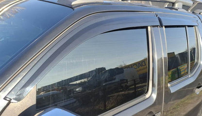 Windbreakers (4 pcs., Sunplex Sport) for Nissan Navara 2006-2015 - Reelken Auto